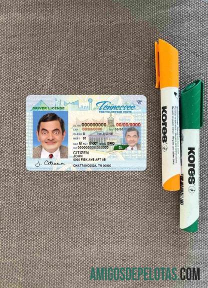 EUA Tennessee DL fotovisual frontal amostra